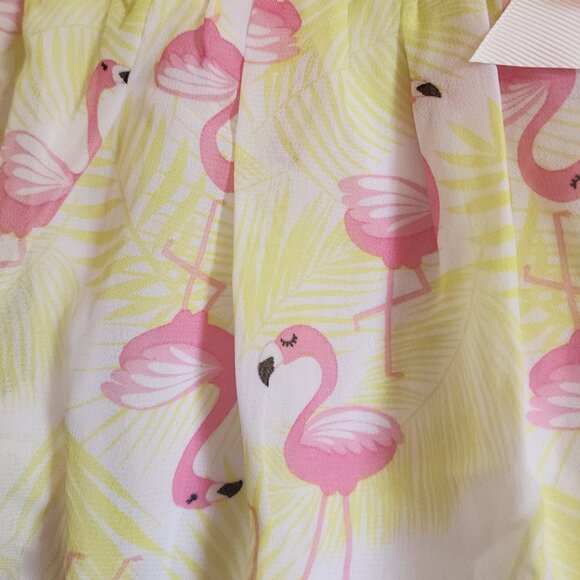 Baby Essentials - Flamingo Print Baby Girl Romper Size 6 Months - Picture 5 of 7